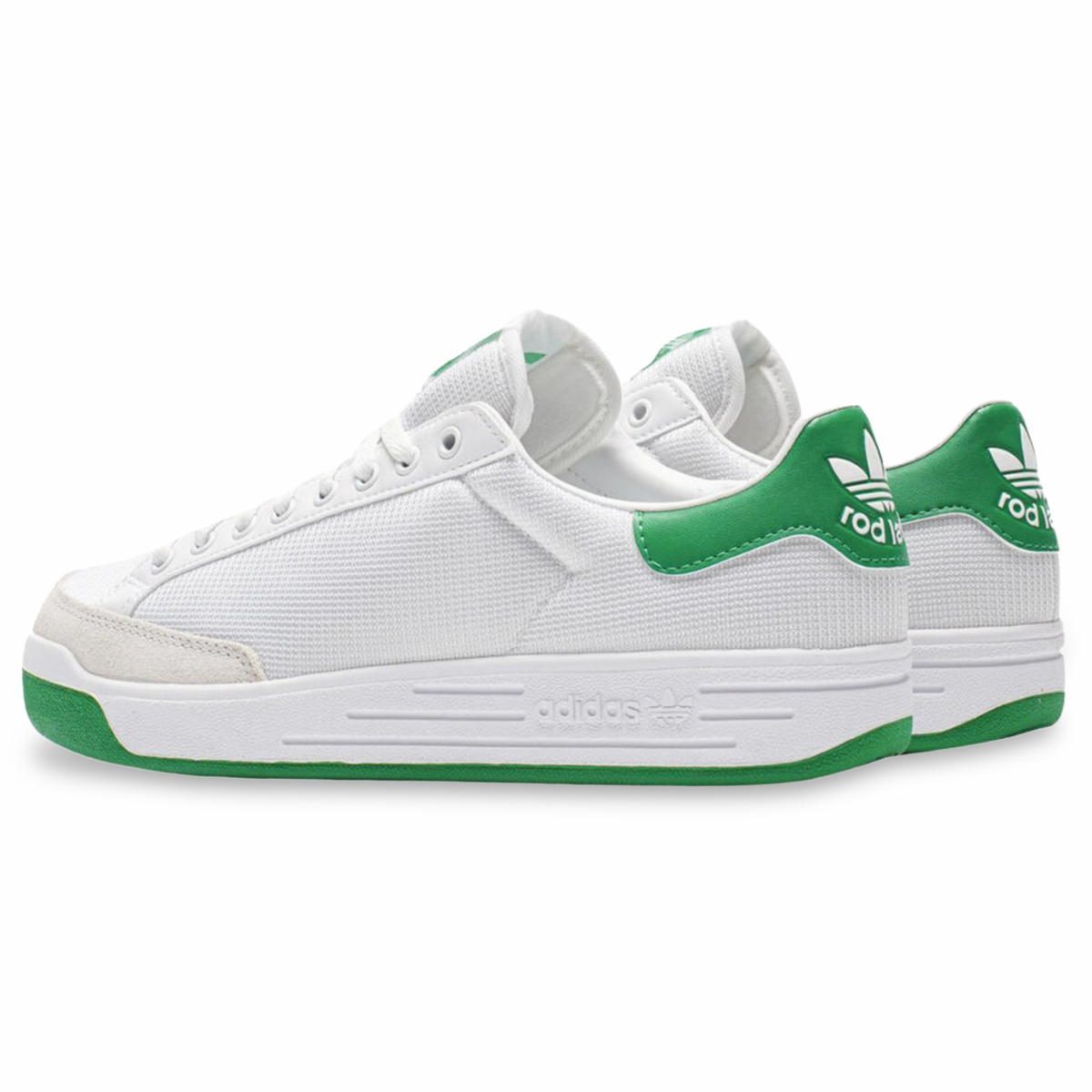 Adidas Men's Rod Laver Running White/Fairway Green - Sneakers