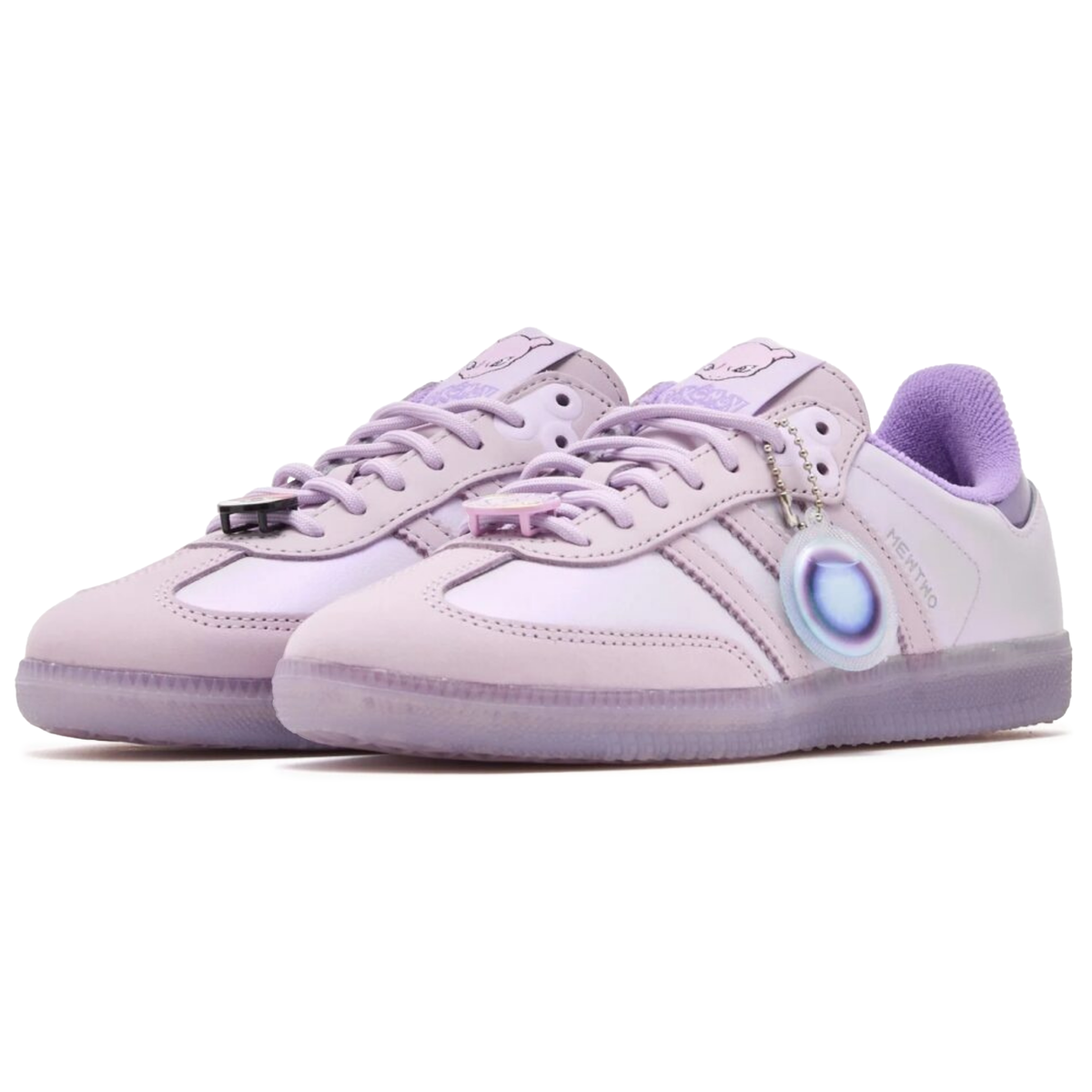 Adidas x Pokemon Men's Samba OG Mewtwo Ice Lavender/Violet - Sneakers