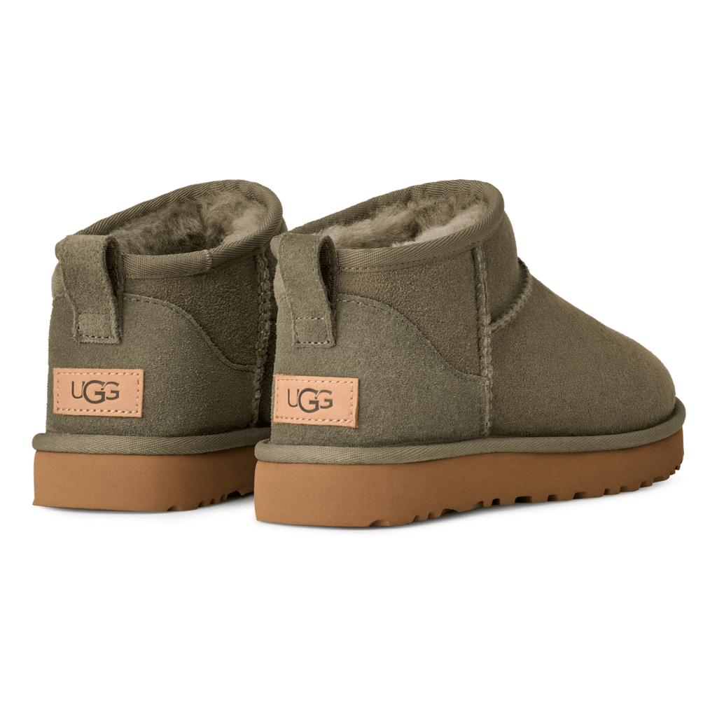 UGG Women's Classic Ultra Mini Moss Green/Amphora - Boots