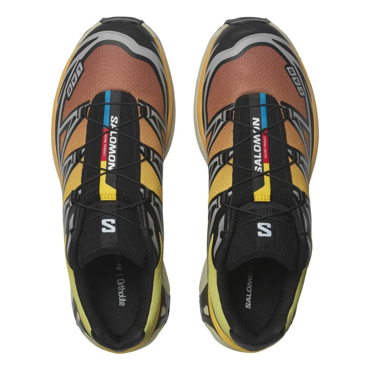 Salomon Men's XT-6 Black/Grape Leaf/Multicolor Beach Ball - Sneakers