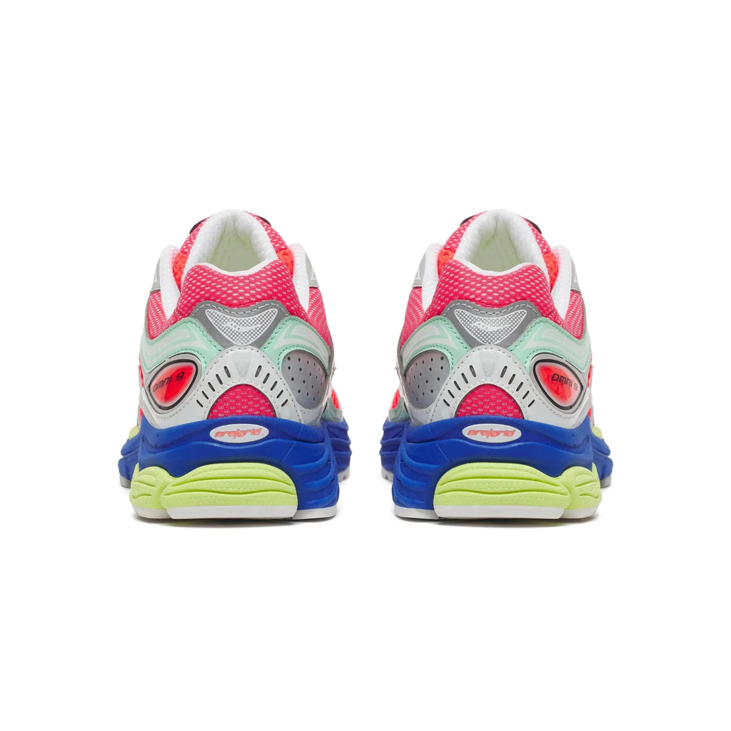 Saucony Men's ProGrid Omni 9 Vizi Red/Multicolor - Sneakers