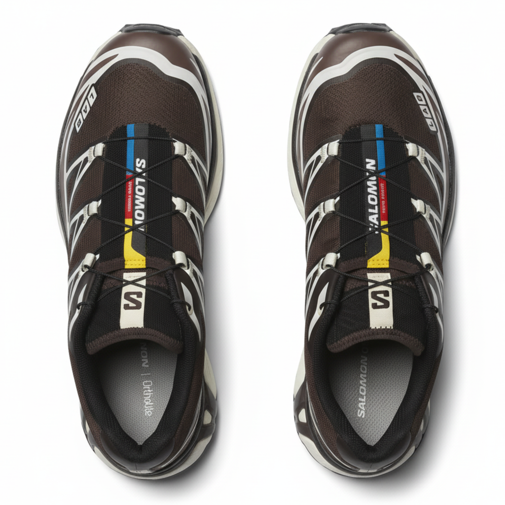 Salomon Men's XT-6 Black Coffee/French Roast - Sneakers