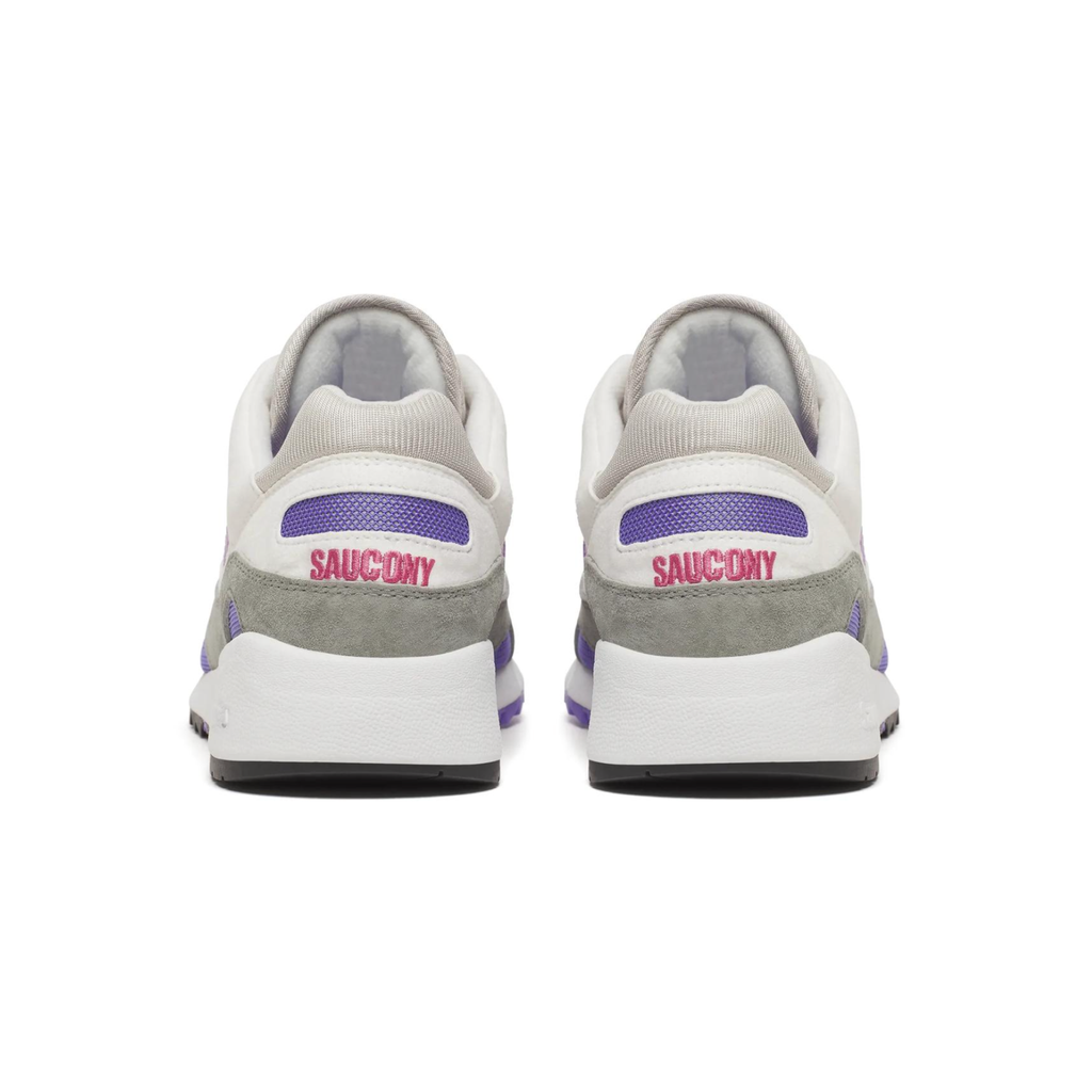 Saucony Men's Shadow 6000 White/Grey/Purple - Sneakers