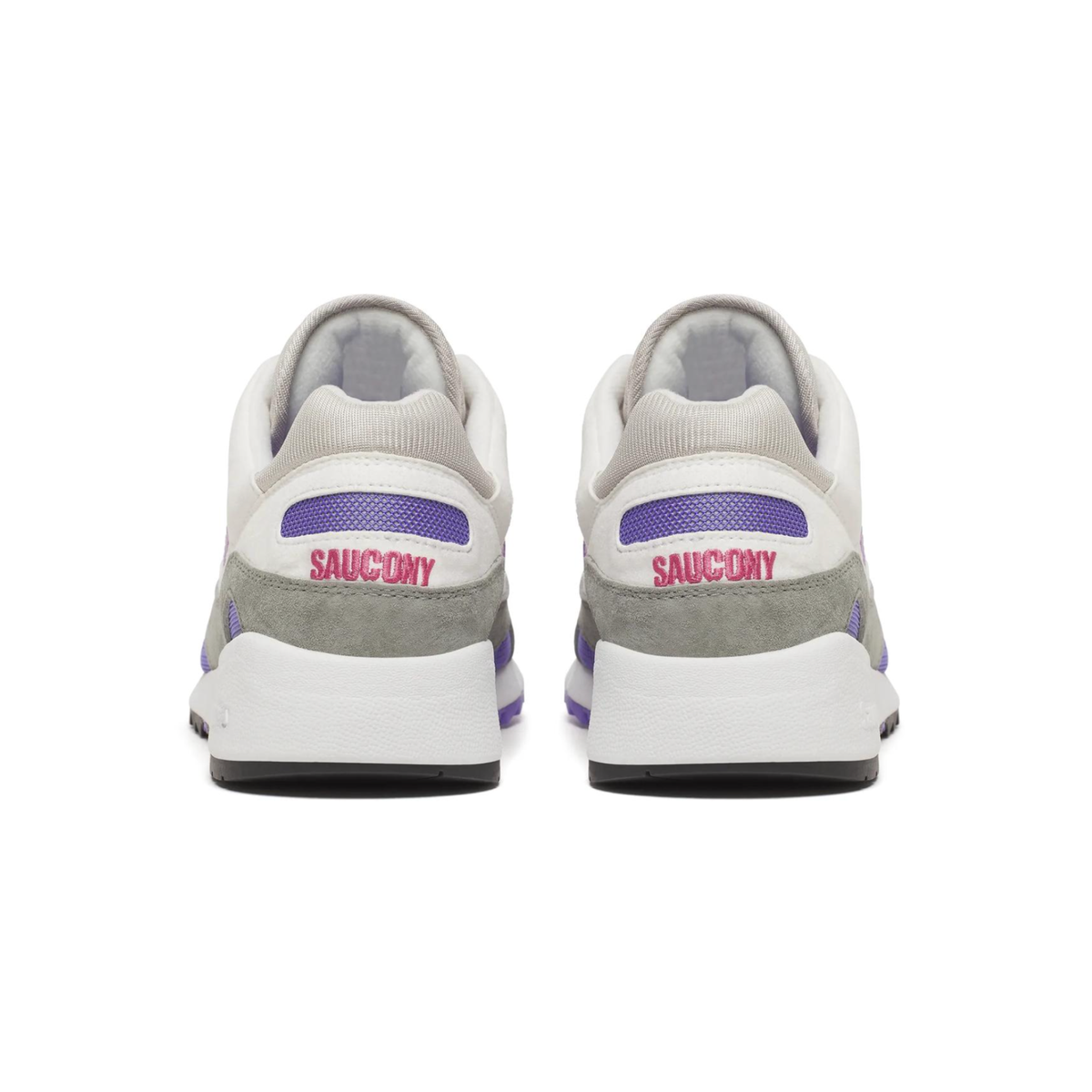 Saucony Men's Shadow 6000 White/Grey/Purple - Sneakers