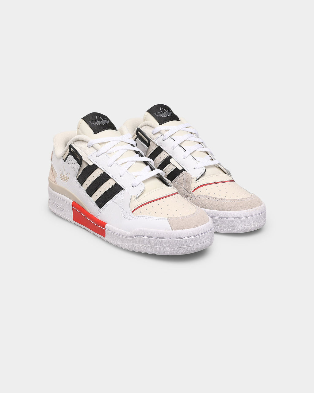 Adidas Forum Exhibit Low White/Black/Red - Sneakers