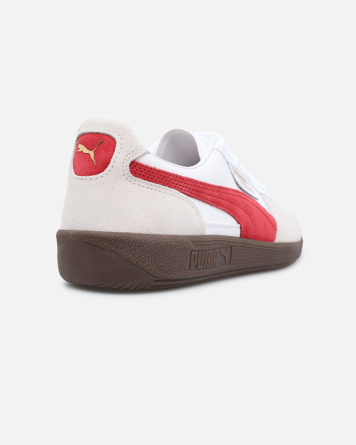Puma Palermo Leather White/Red - Sneakers