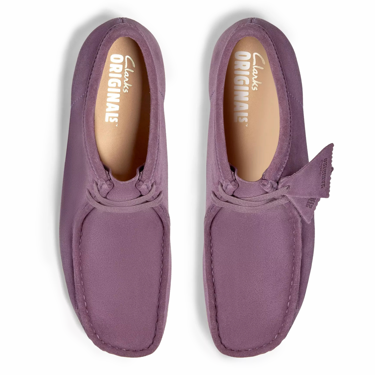 Clarks Men's Wallabee Plum Suede - Shoes