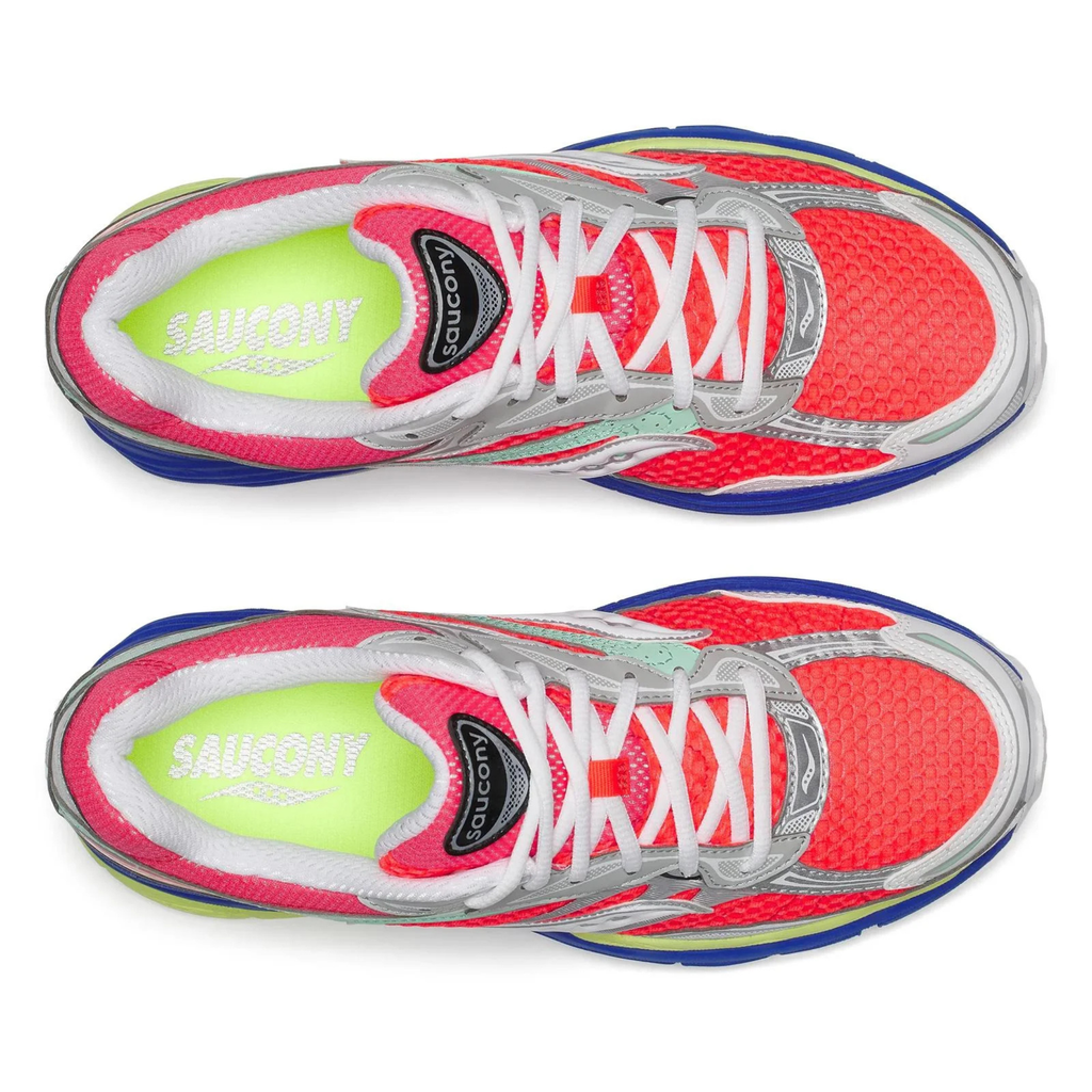 Saucony Men's ProGrid Omni 9 Vizi Red/Multicolor - Sneakers