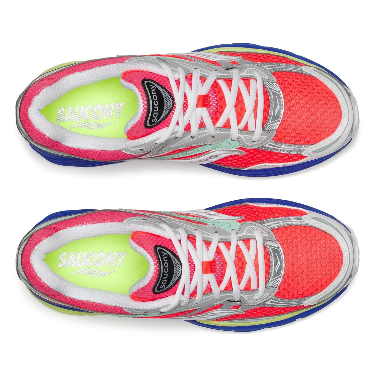 Saucony Men's ProGrid Omni 9 Vizi Red/Multicolor - Sneakers