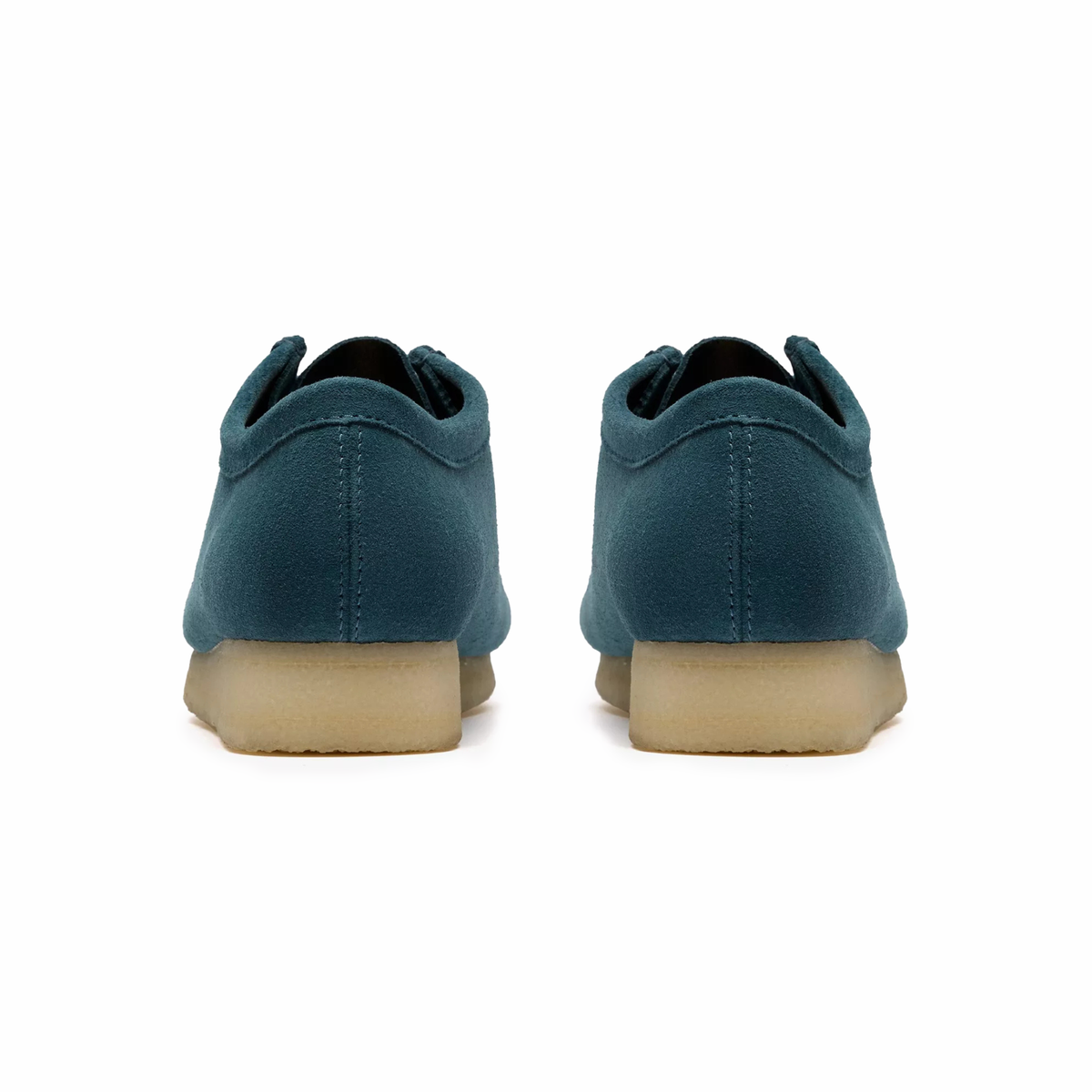 Clarks Men's Wallabee Mid Blue Suede - Shoes