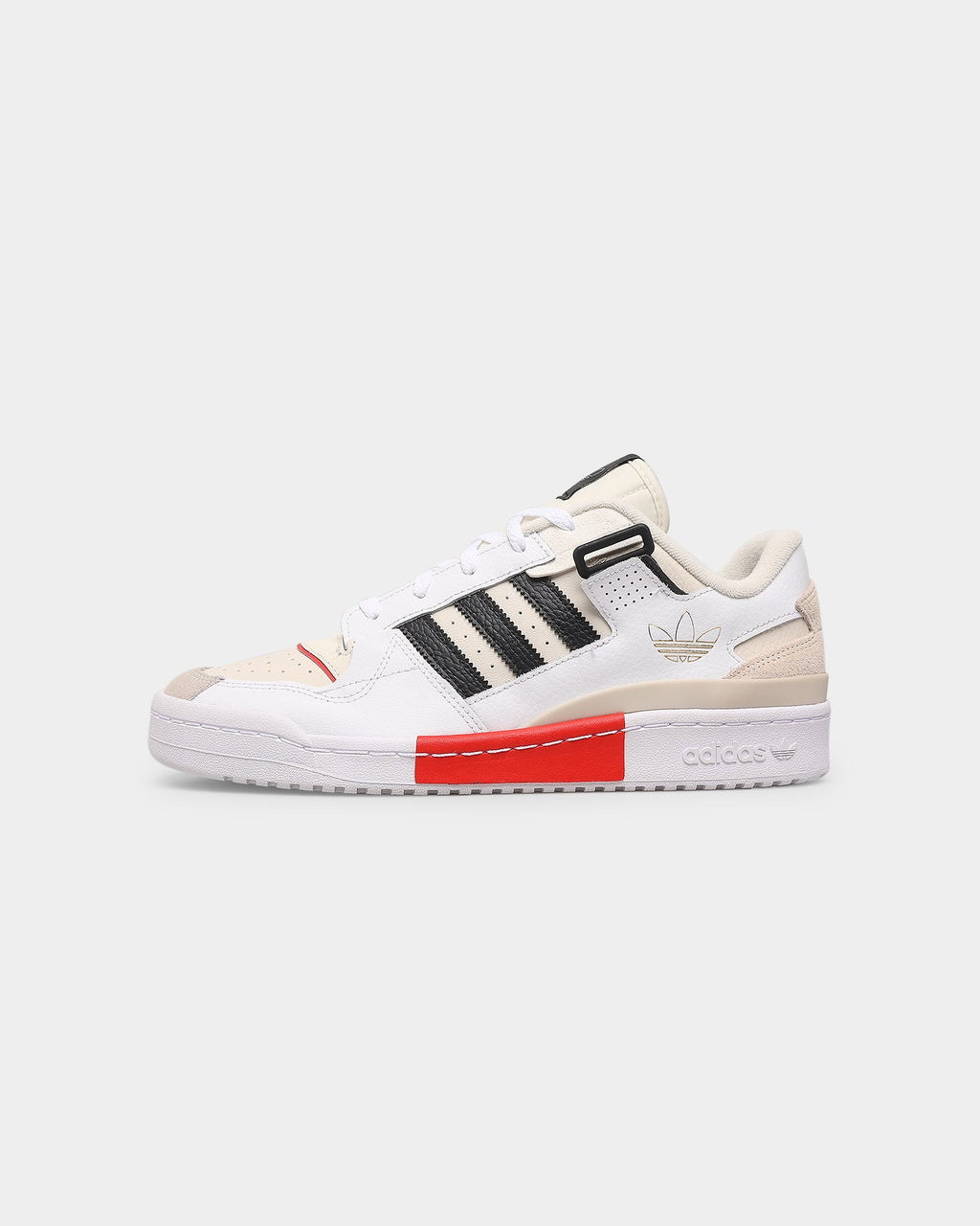 Adidas Forum Exhibit Low White/Black/Red - Sneakers