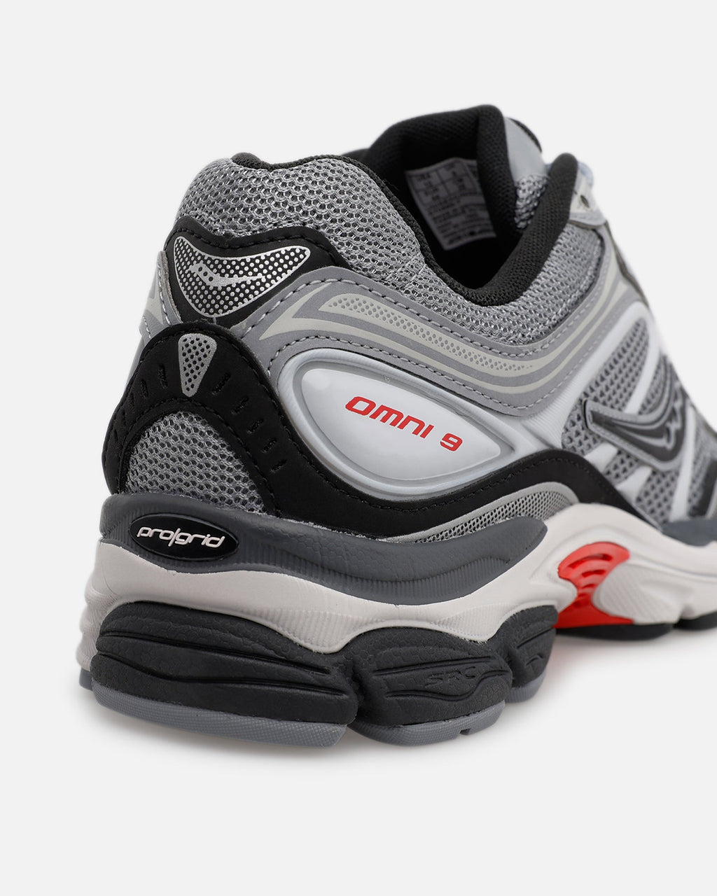 Saucony ProGrid Omni 9 Grey/Red - Sneakers