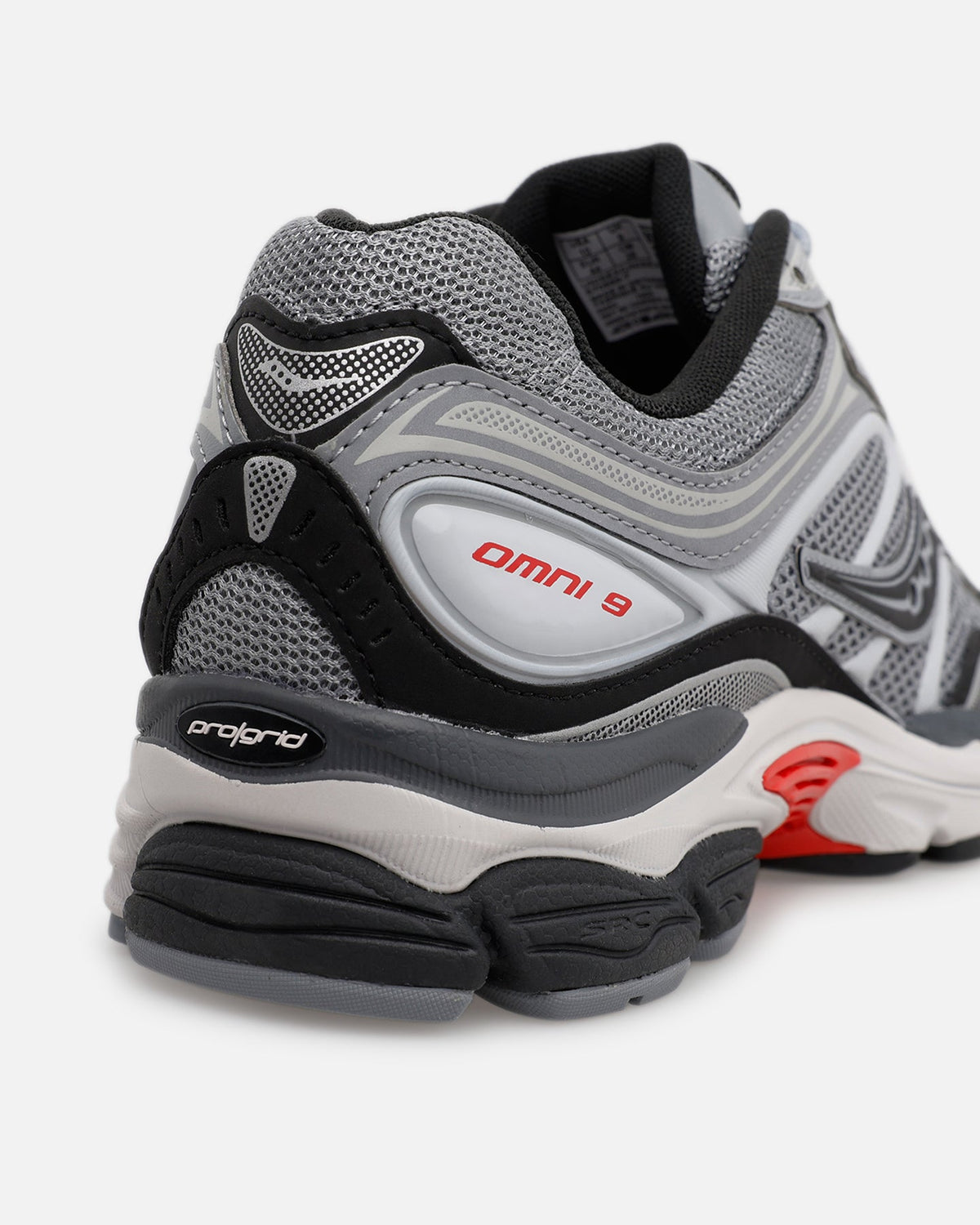 Saucony ProGrid Omni 9 Grey/Red - Sneakers