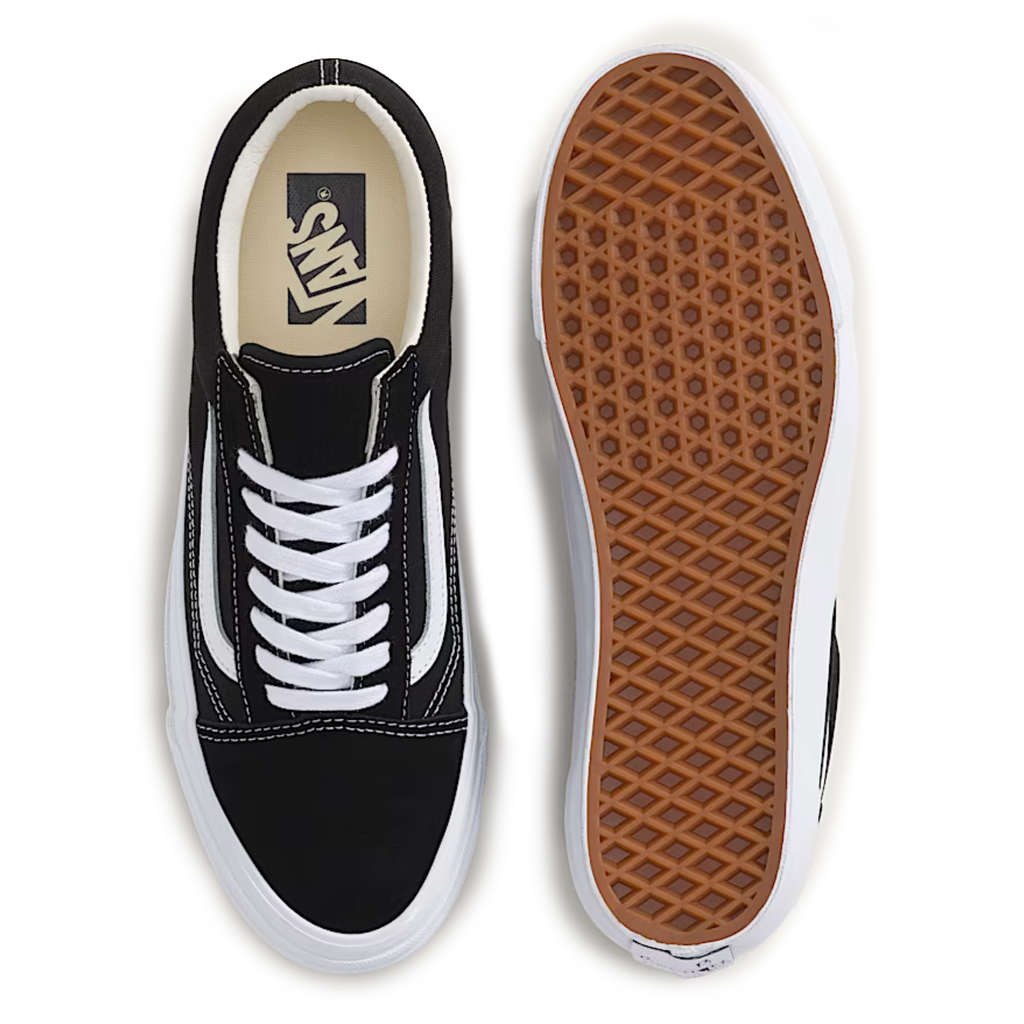 Vans Men's Premium Old Skool Black/White - Sneakers