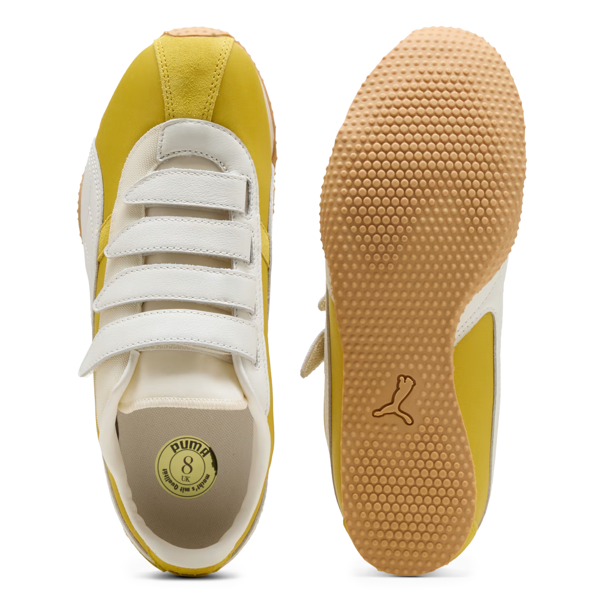 Puma Men's H-Street Strap Dazzling Yellow/Warm White - Sneakers