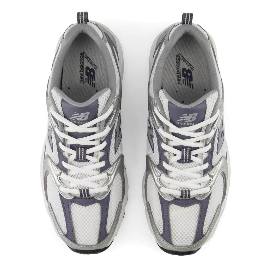 New Balance Men's U530SMP Silver Metallic/Neptune Grey/White - Sneakers