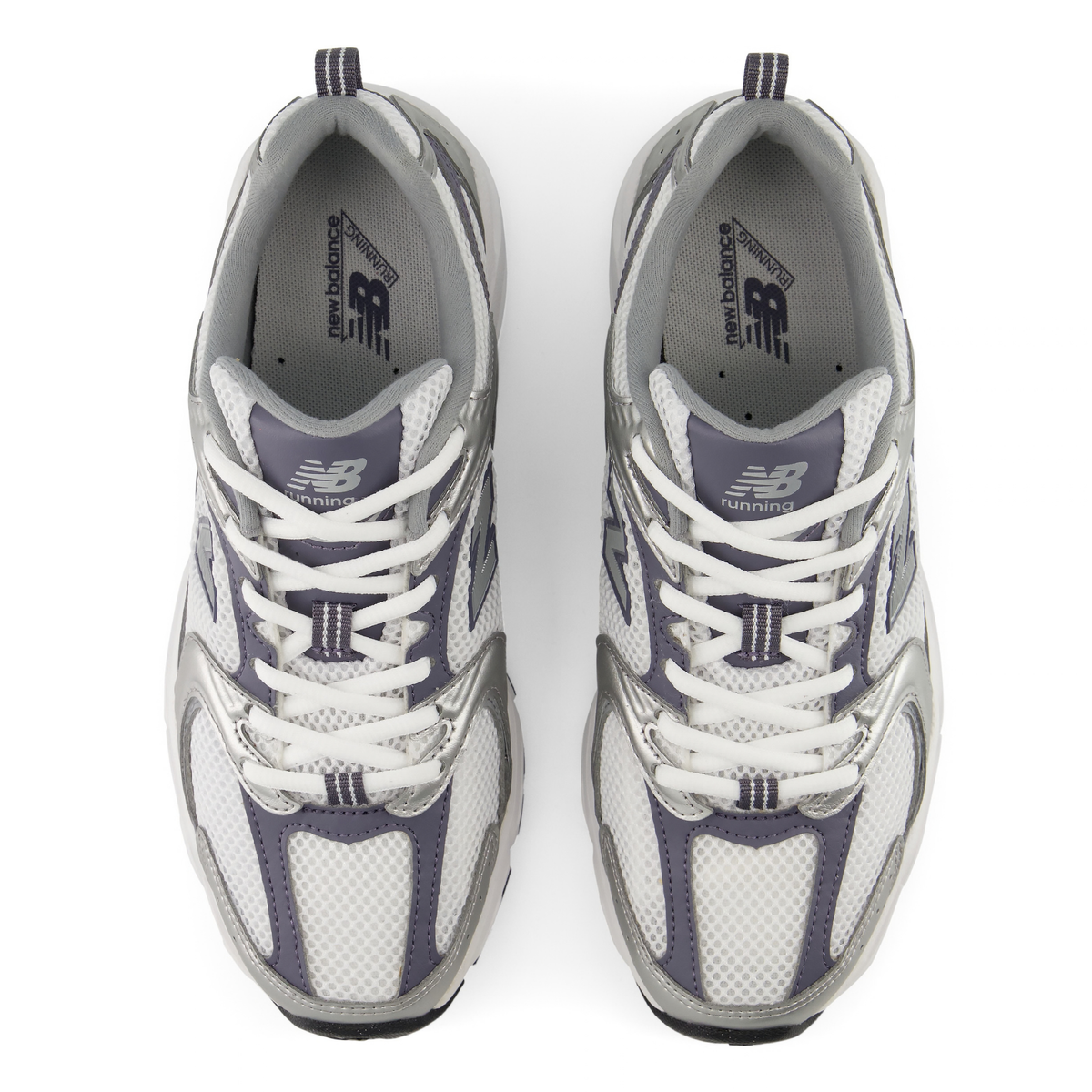 New Balance Men's U530SMP Silver Metallic/Neptune Grey/White - Sneakers