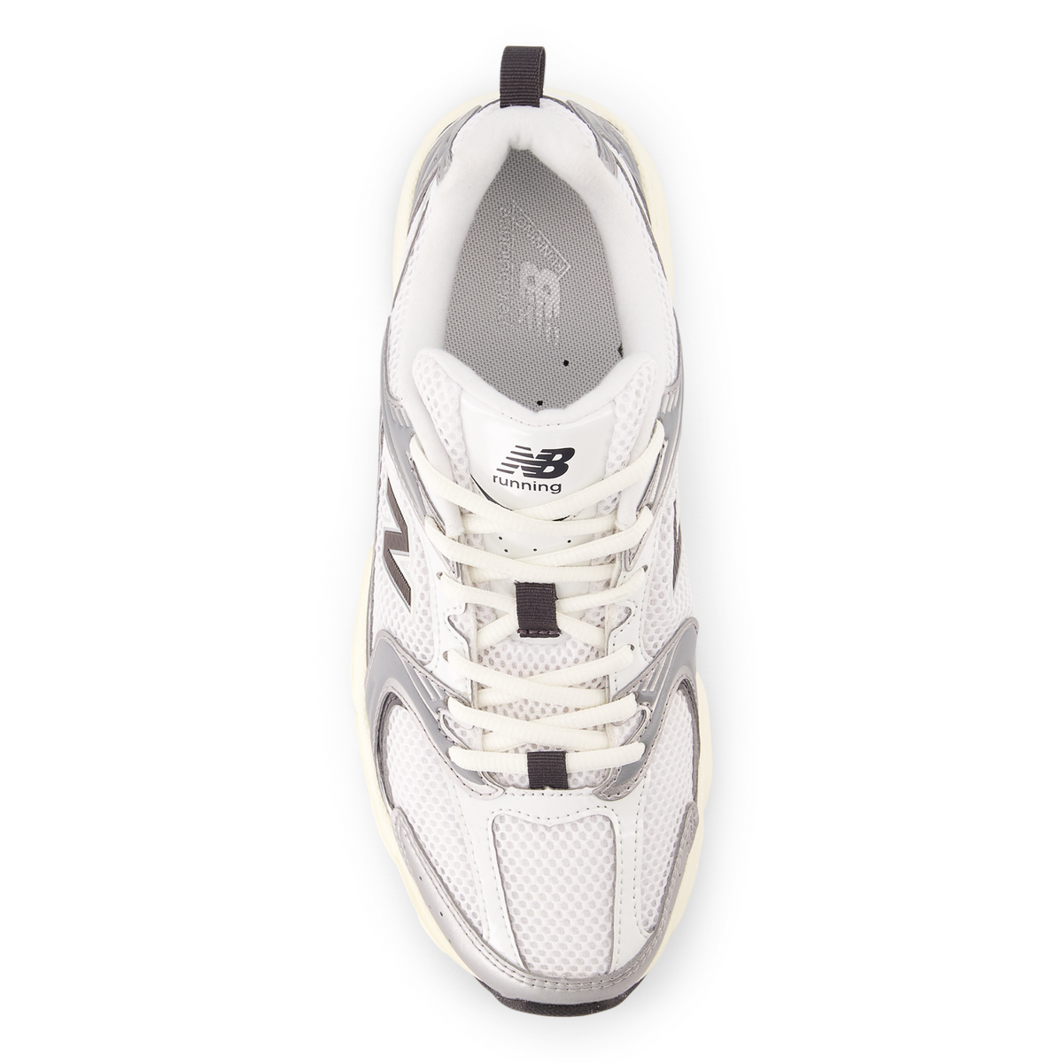 New Balance Men's U530ESA Silver Metallic/Black Cement - Sneakers