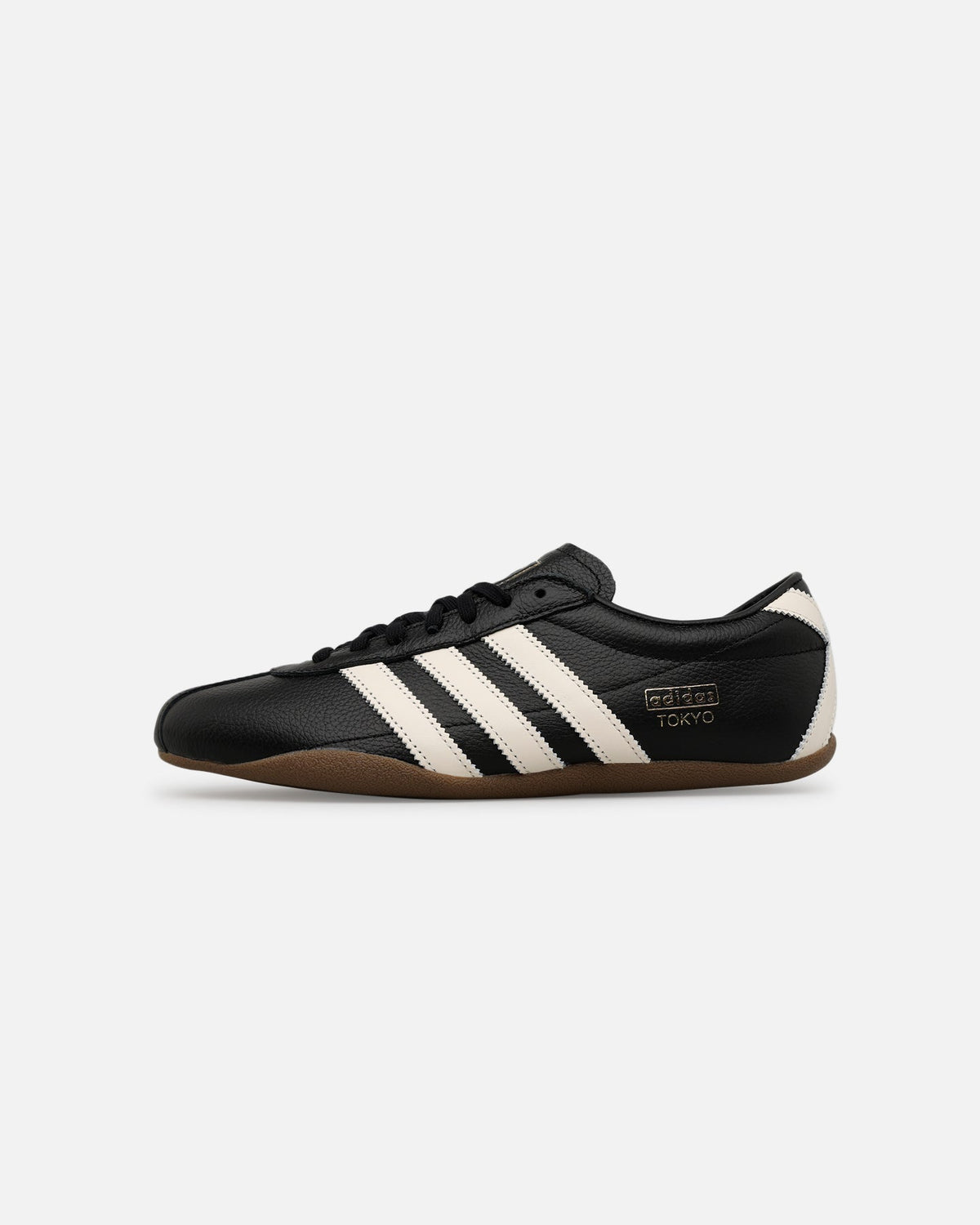 Adidas Women's Tokyo Leather Black/Gum - Sneakers