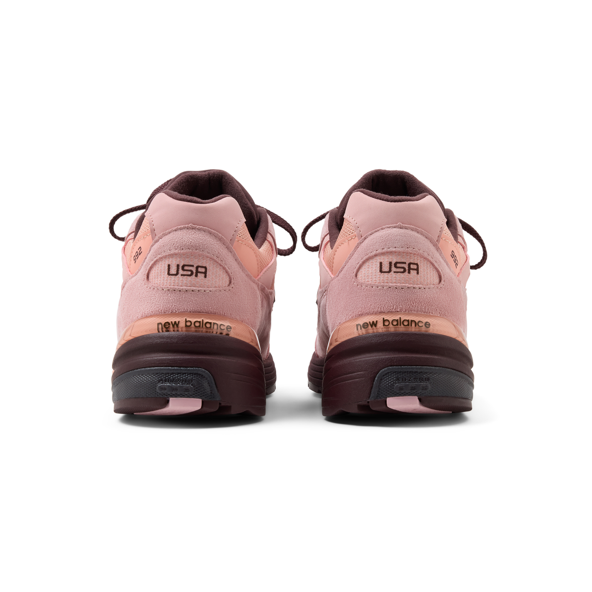 New Balance Men's U992PK Pink Chalk/Pink Lemonade/Cherry Leather - Sneakers