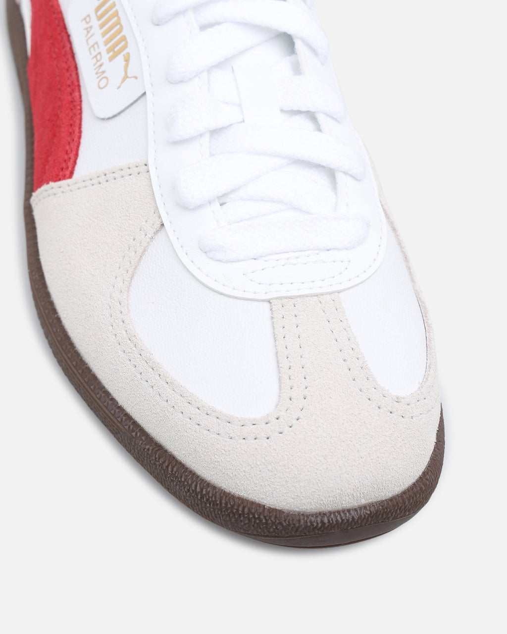 Puma Palermo Leather White/Red - Sneakers