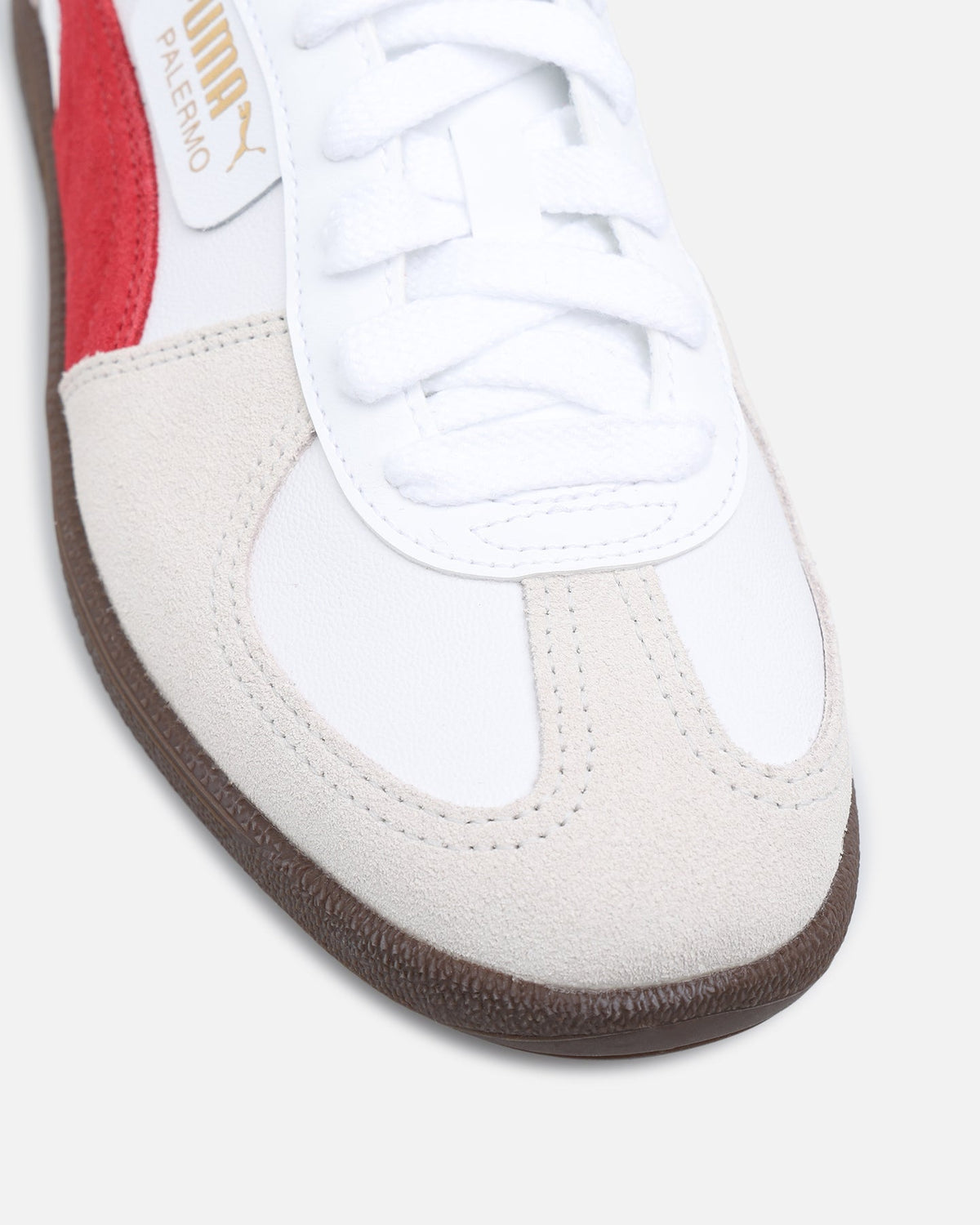 Puma Palermo Leather White/Red - Sneakers