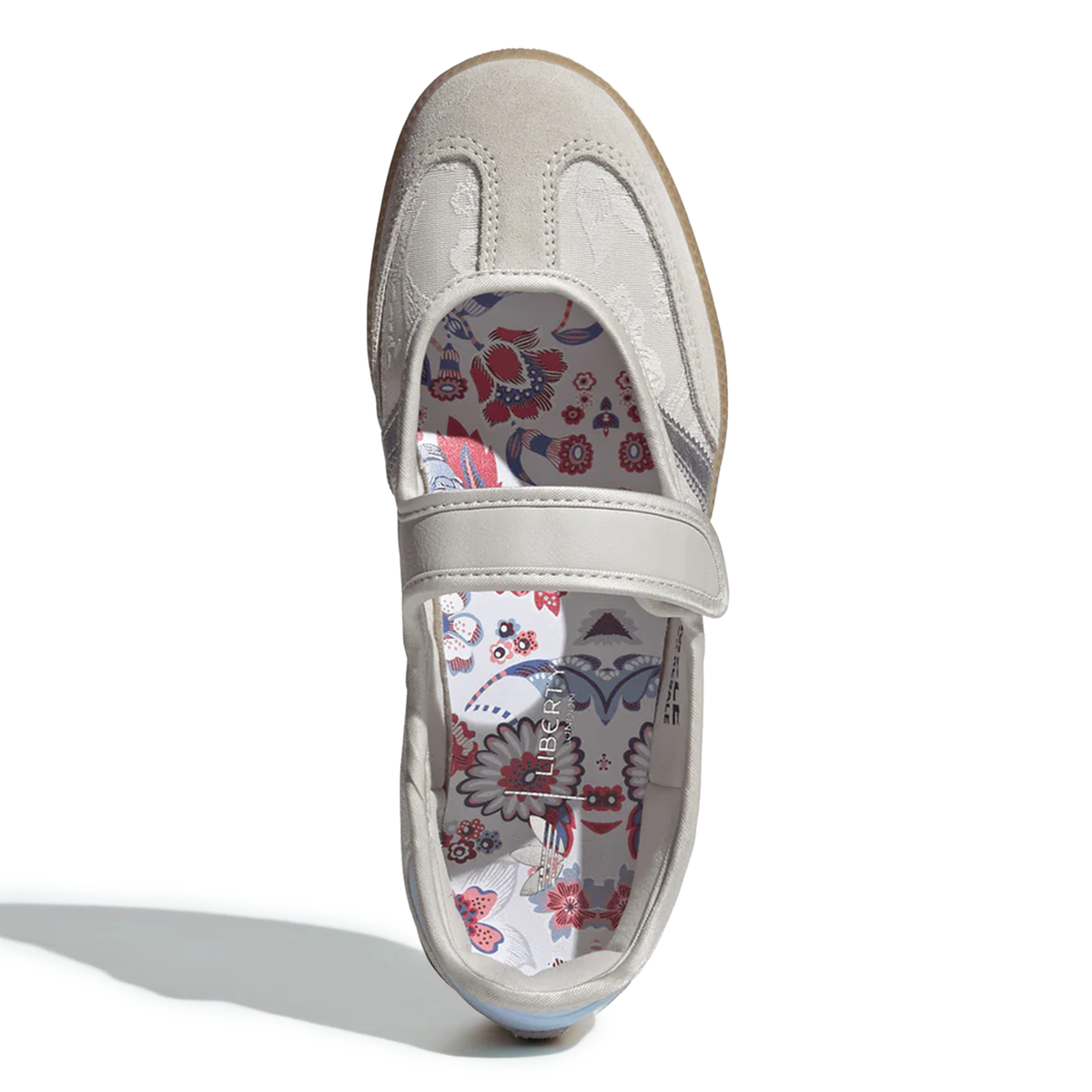 Adidas x Liberty London Women's Samba Jane Chalk Pearl/Silver Metallic - Sneakers