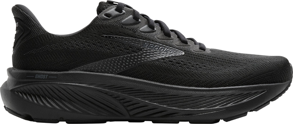 Brooks Ghost 17 WIDE FIT (4E) Mens Running Shoes - Black