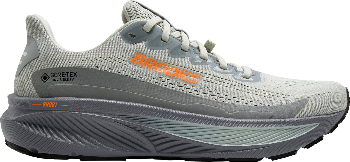 Brooks Ghost 17 GORE-TEX Mens Running Shoes - Grey