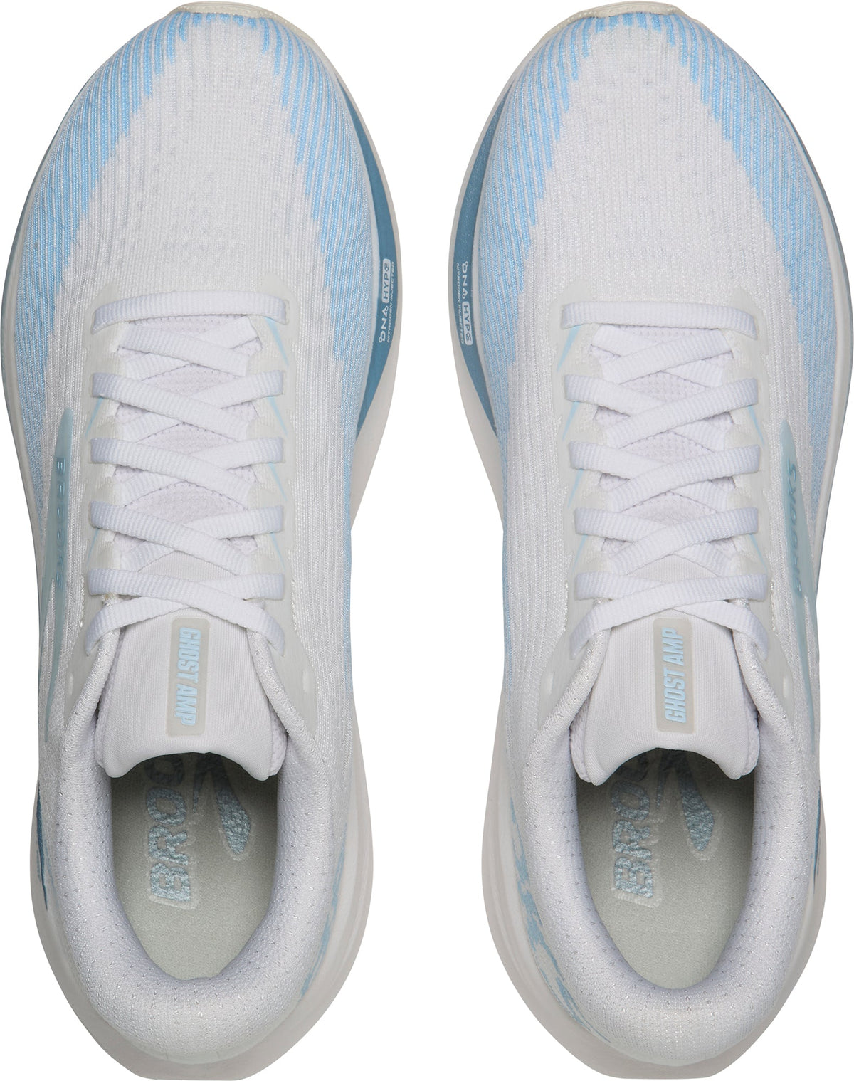 Brooks Ghost AMP Womens Running Shoes - White