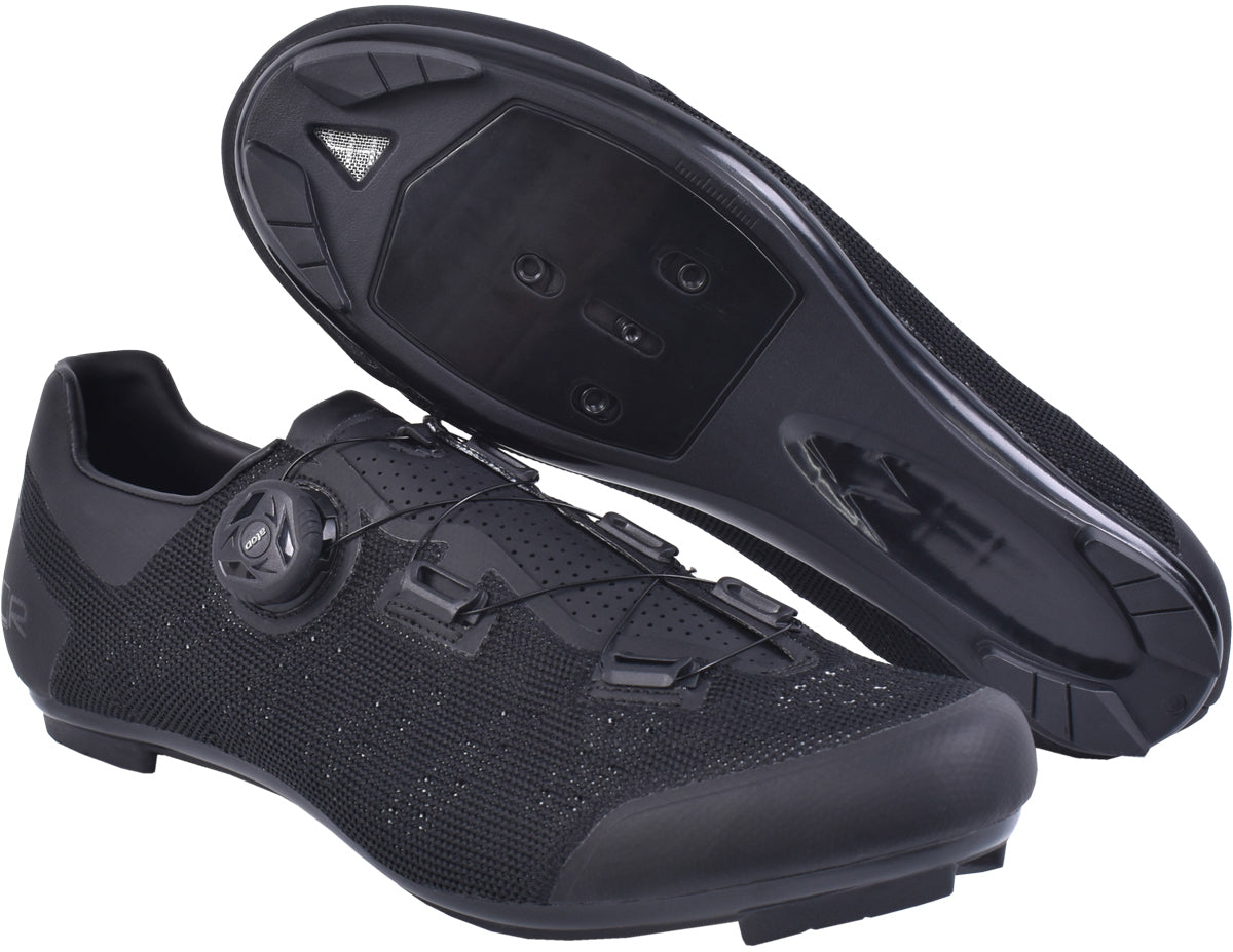 FLR F-11 XD-Knit Pro Mens Road Cycling Shoes - Black