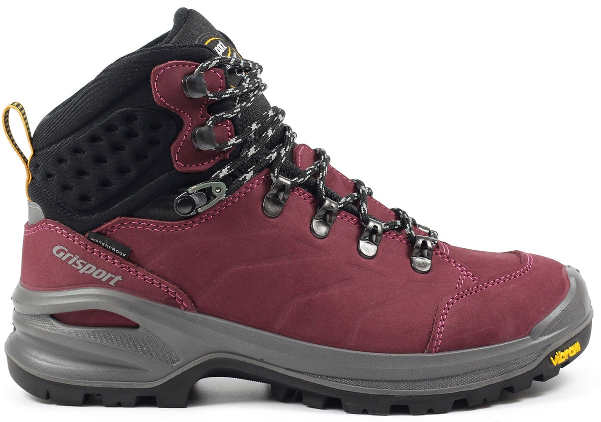 Grisport Lynx Waterproof Womens Walking Boots - Red
