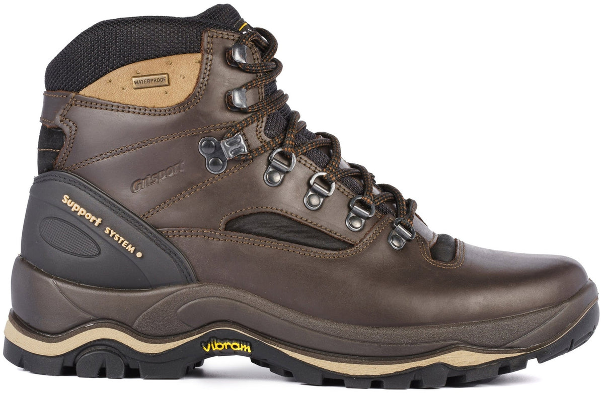 Grisport Quatro Waterproof Mens Walking Boots - Brown