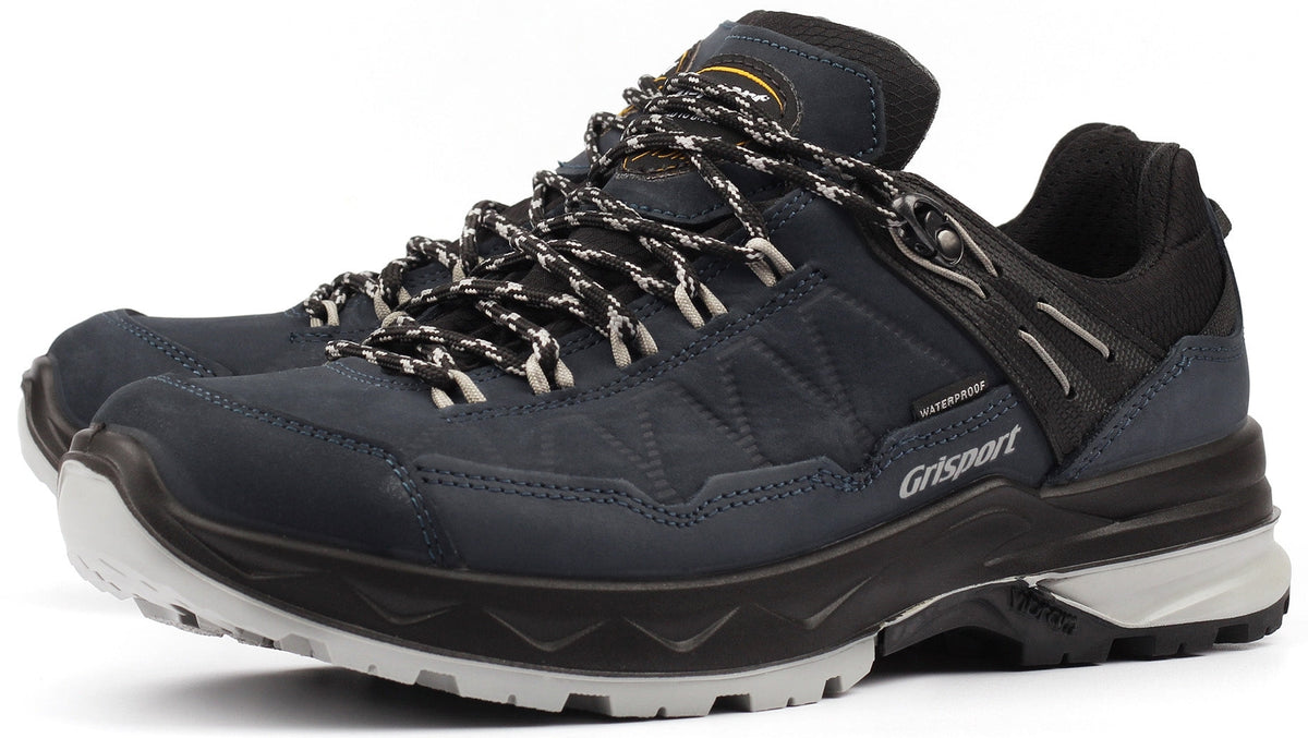 Grisport Spur Waterproof Mens Walking Shoes - Blue
