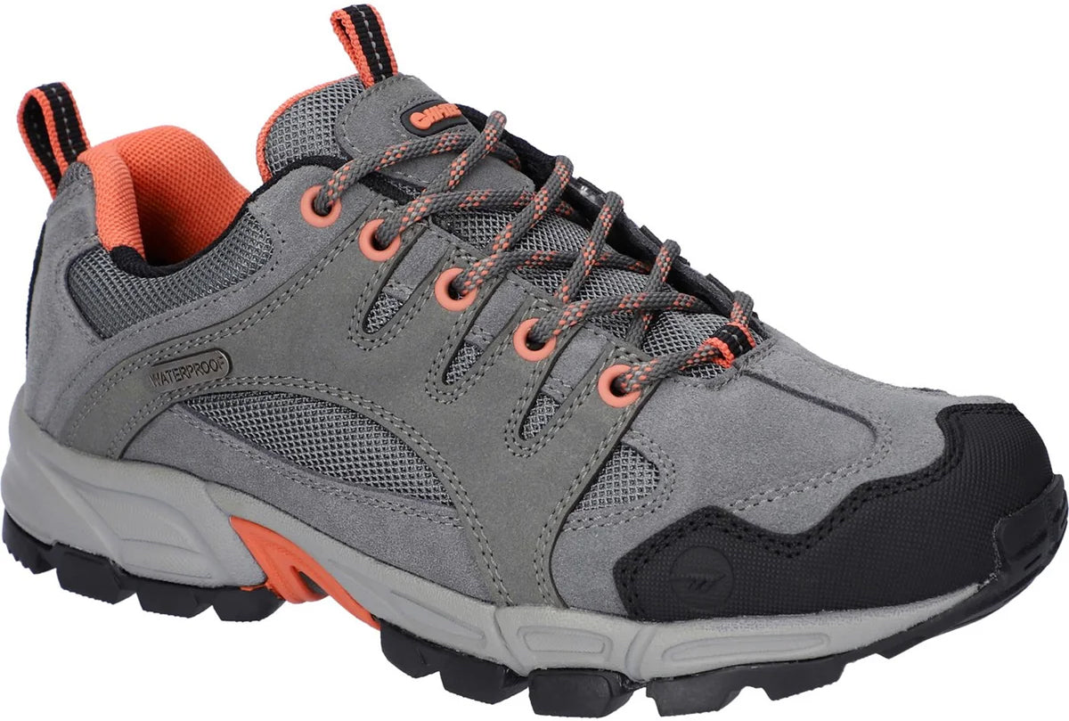 Hi-Tec Auckland Lite Waterproof Womens Walking Shoes - Grey