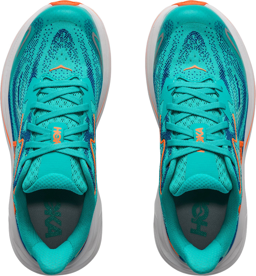 Hoka Cliftion 10 Junior Running Shoes - Green