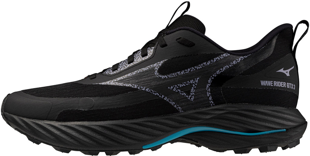 Mizuno Wave Rider GORE-TEX 3 Mens Trail Running Shoes - Black