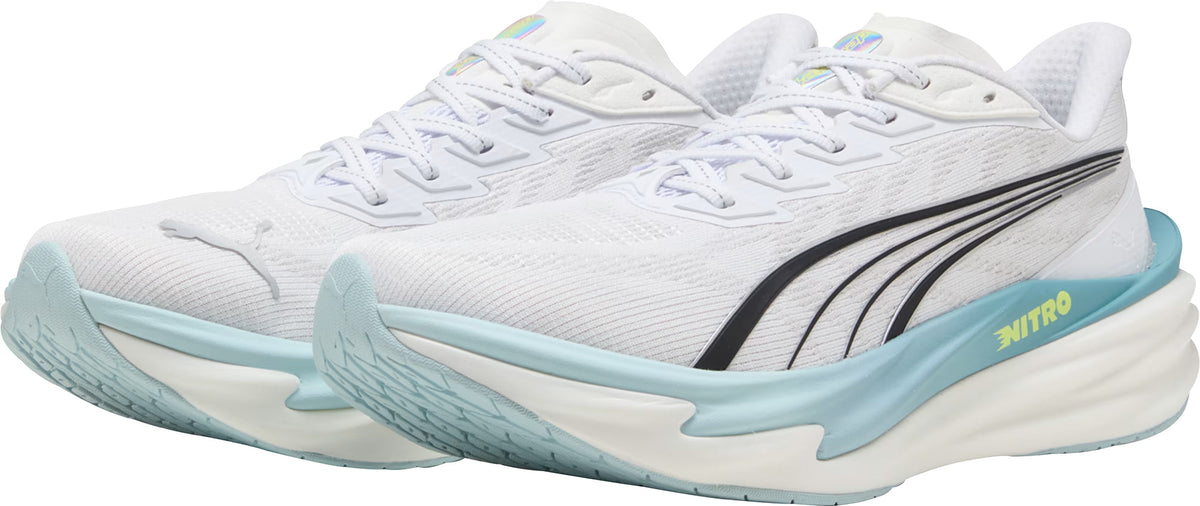 Puma Deviate Nitro 4 Mens Running Shoes - White