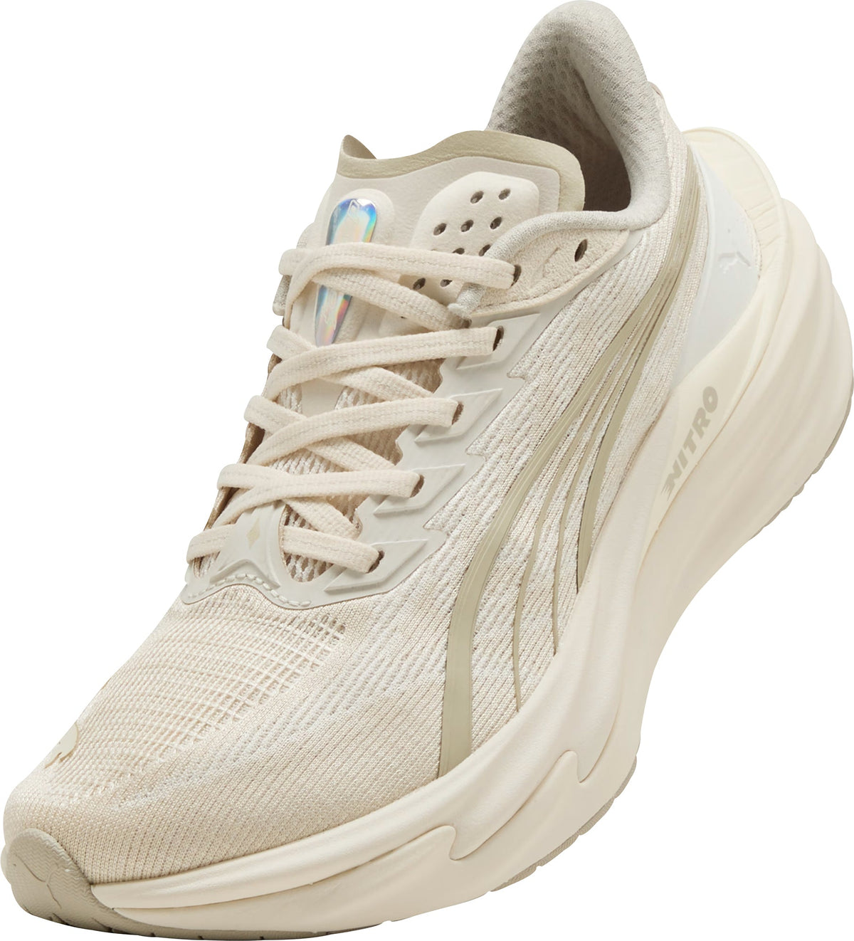 Puma Deviate Nitro 4 Womens Running Shoes - Cream