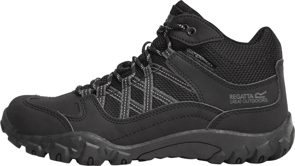 Regatta Edgepoint Waterproof Mens Walking Boots - Black