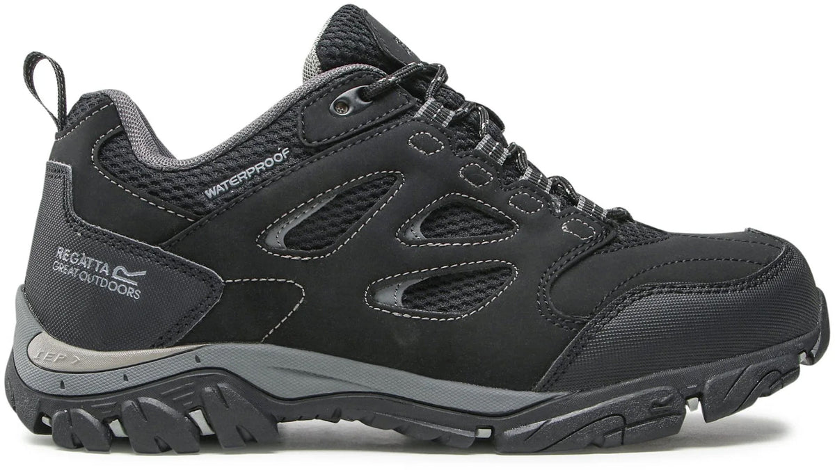 Regatta Holcombe Waterproof Mens Walking Shoes - Black