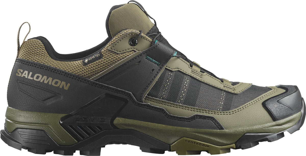 Salomon X Ultra 5 GORE-TEX Mens Walking Shoes - Green