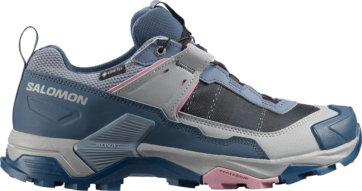 Salomon X Ultra 5 GORE-TEX Womens Walking Shoes - Blue