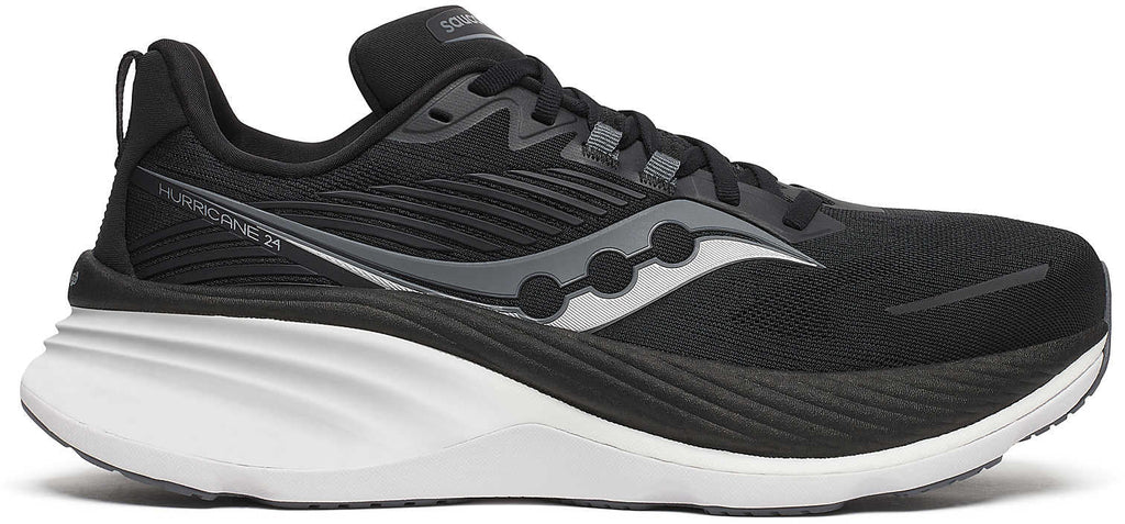 Saucony Hurricane 24 Mens Running Shoes - Black