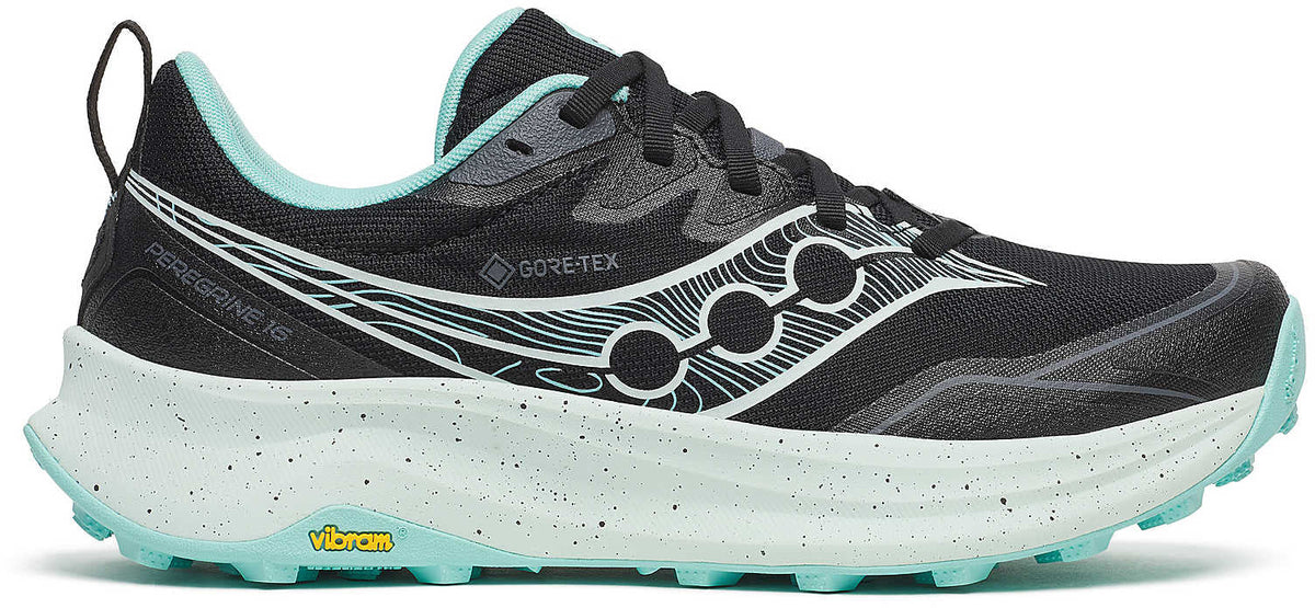 Saucony Peregrine 16 GORE-TEX Womens Trail Running Shoes - Black
