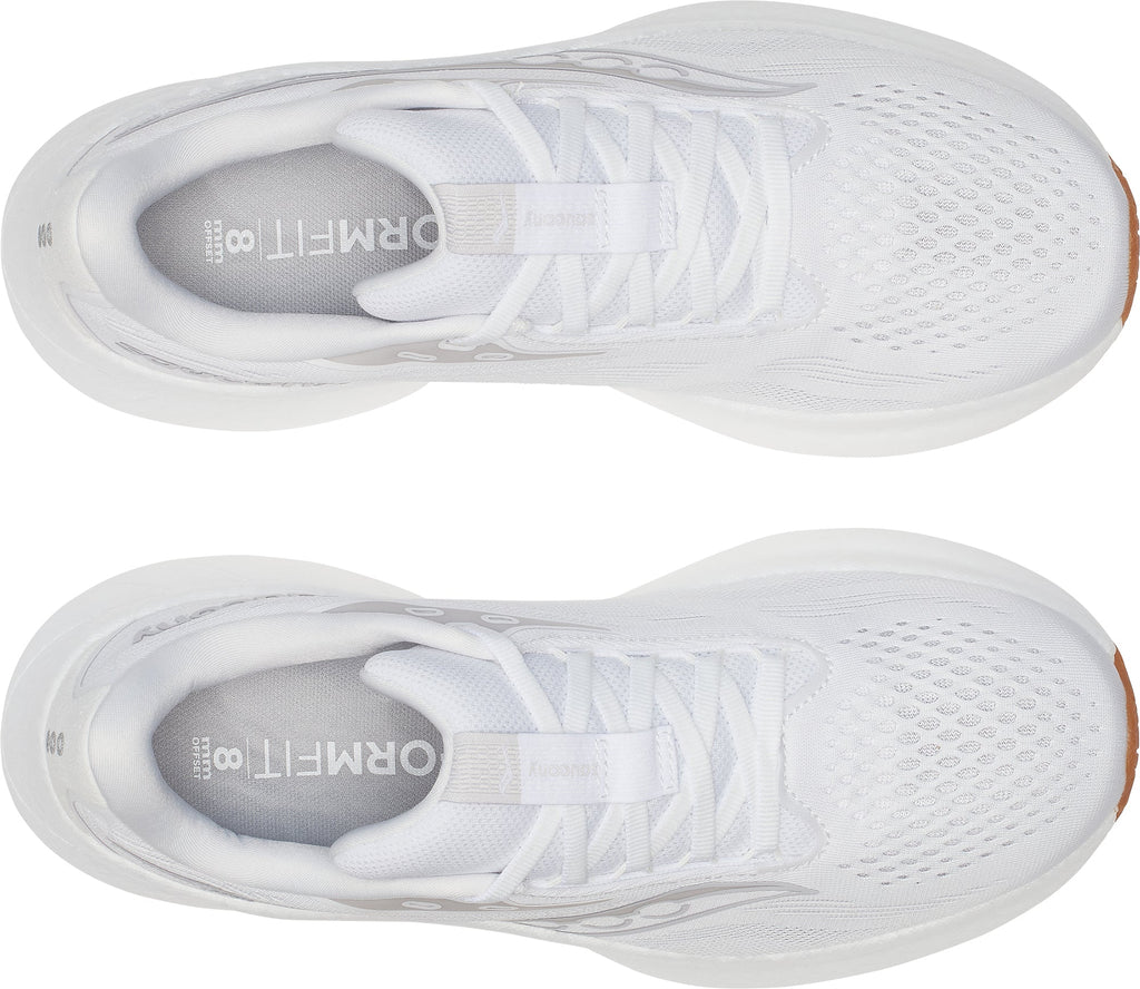Saucony Ride 18 Womens Running Shoes - White