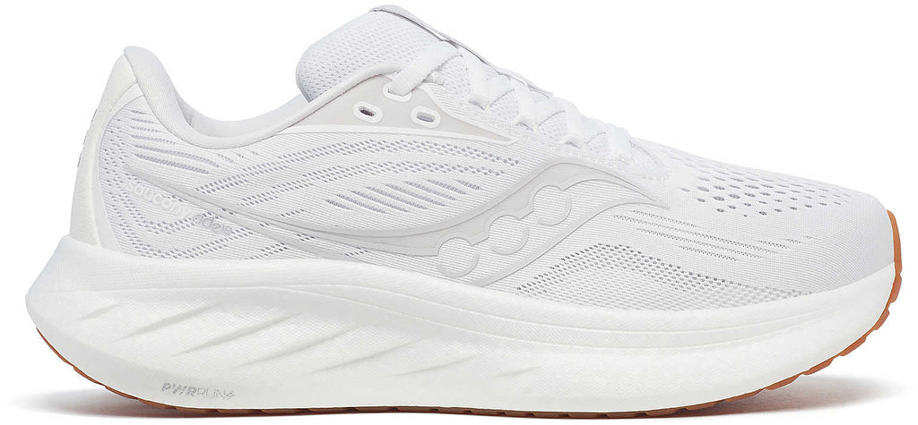 Saucony Ride 18 Womens Running Shoes - White