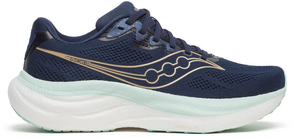 Saucony Ride 19 Womens Running Shoes - Blue