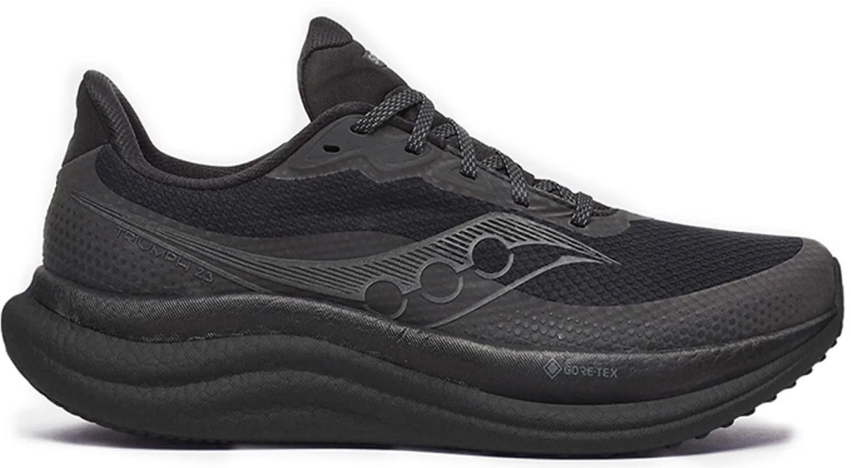 Saucony Triumph 23 GORE-TEX Mens Running Shoes - Black