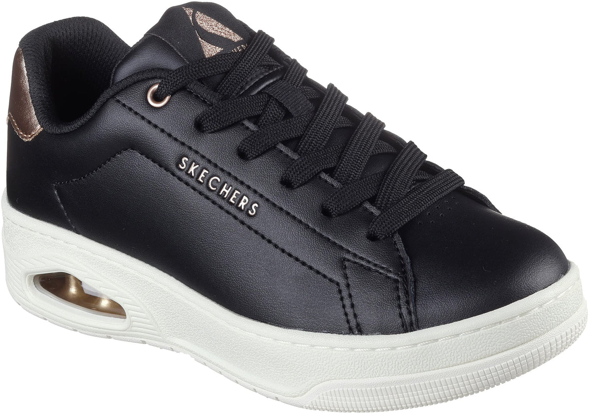 Skechers UNO Court Courted Air Womens Shoes - Black